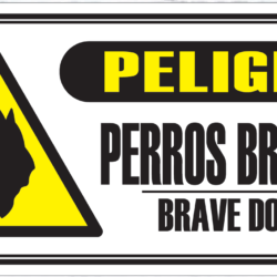Peligro Perros Bravos