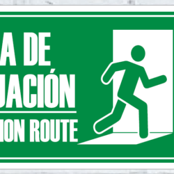 Ruta de Evacuación Derecha