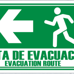 Ruta de Evacuación Derecha
