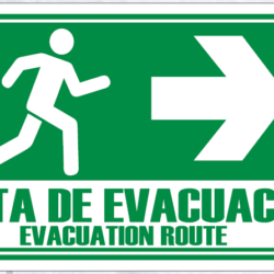 Ruta de Evacuación Derecha
