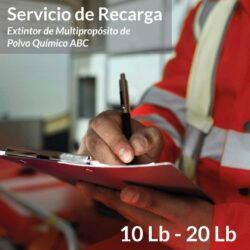 Recarga para Extintor Multipropósito de Polvo Químico ABC