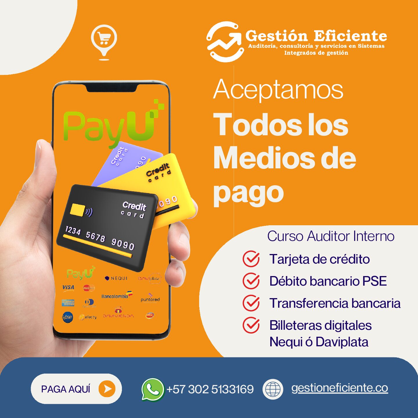 Todos los medios de pago