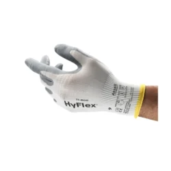 GUANTES HYFLEX FOAM BLANCO/GRIS ANSELL
