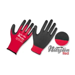 GUANTES NYLON NITRILO NITRYLON RED ZUBI-OLA