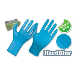 GUANTE NITRILO HARDBLUR 8MILS CJAx50 UND ZUBI-OLA