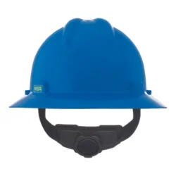 SOMBRERO V-GARD AZUL SHELL MEDIO C/SUSPENSION FAS-TRAC III MSA
