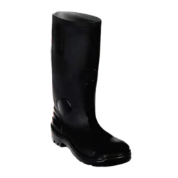 BOTA PVC NEGRA CREPE C/PUNTERA 3025 701E